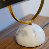 Everlit 36cm Hatt Tilt Metal Table Lamp
