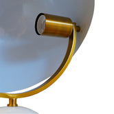 Everlit 36cm Hatt Tilt Metal Table Lamp