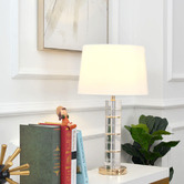 Everlit 65cm Crystal Clear Table Lamp