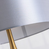 Everlit 70cm Grey Marble Table Lamp