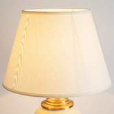 Everlit Georgienne Ceramic &amp; Iron Table Lamp