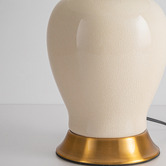 Everlit Georgienne Ceramic &amp; Iron Table Lamp