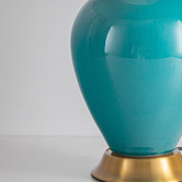 Everlit 55cm Daniela Ceramic &amp; Iron Table Lamp