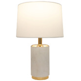 Everlit Aubert Marble &amp; Iron Table Lamp