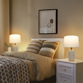 Everlit Aubert Marble &amp; Iron Table Lamp