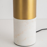 Everlit Melissa Marble &amp; Iron Table Lamp