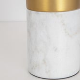 Everlit Florentin Marble &amp; Iron Table Lamp