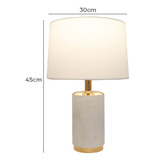 Everlit Aubert Marble &amp; Iron Table Lamp