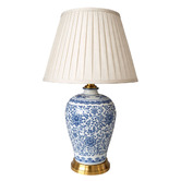 Everlit Deland Ceramic &amp; Linen Table Lamp