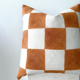 Aztec House Checkmate Linen Cushion
