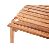 Business and Pleasure Co Teak Wood Folding Picnic Table
