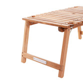 Business and Pleasure Co Teak Wood Folding Picnic Table