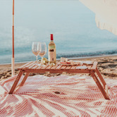 Business and Pleasure Co Teak Wood Folding Picnic Table