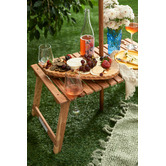 Business and Pleasure Co Teak Wood Folding Picnic Table