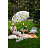 Business and Pleasure Co Vintage Lemons Holiday Beach Umbrella