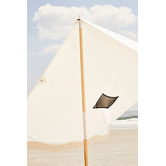 Business and Pleasure Co Antique White Premium Beach Tent