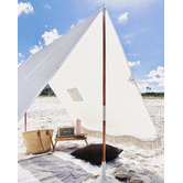 Business and Pleasure Co Antique White Premium Beach Tent