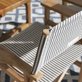 Business and Pleasure Co Laurens Striped Outdoor Director's Chair