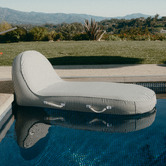 Business and Pleasure Co Laurens Striped Inflatable Pool Lounger