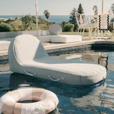 Business and Pleasure Co Laurens Striped Inflatable Pool Lounger