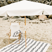 Business and Pleasure Co 2.3m White Amalfi Beach Umbrella