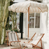Business and Pleasure Co 2.1m Striped Market Umbrella