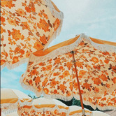Business and Pleasure Co 2.1m Paisley Bay Beach Umbrella
