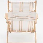 Business and Pleasure Co Rivie Striped Foldable Tommy Beach Chair