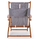 Business and Pleasure Co Laurens Striped Foldable Tommy Beach Chair