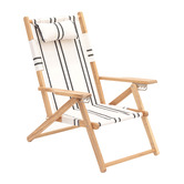 Business and Pleasure Co Rivie Striped Foldable Tommy Beach Chair