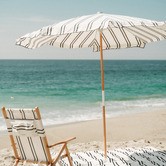 Business and Pleasure Co Rivie Striped Foldable Tommy Beach Chair