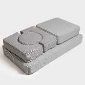 Business and Pleasure Co 5 Piece Laurens Outdoor Modular Pillow Stack Set