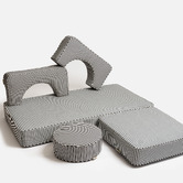 Business and Pleasure Co 5 Piece Laurens Outdoor Modular Pillow Stack Set