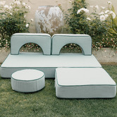 Business and Pleasure Co 5 Piece Rivie Outdoor Modular Pillow Stack Set