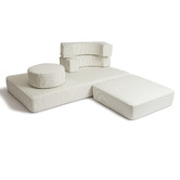 Business and Pleasure Co 5 Piece Laurens Outdoor Modular Pillow Stack Set