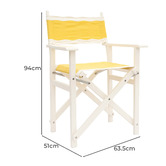 Business and Pleasure Co Rivie Outdoor Director's Chair