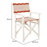 Business and Pleasure Co Rivie Outdoor Director's Chair