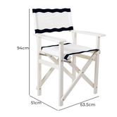 Business and Pleasure Co Rivie Outdoor Director's Chair
