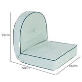 Business and Pleasure Co Rivie Reclining Pillow Lounger