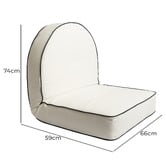 Business and Pleasure Co Rivie Reclining Pillow Lounger