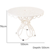 Business and Pleasure Co Revie Round Outdoor Dining Table