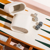 Business and Pleasure Co Backgammon Vegan Leather Board Game