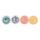 Business and Pleasure Co 8 Piece Rivie Coaster &amp; Holder Set