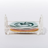Business and Pleasure Co 8 Piece Rivie Coaster &amp; Holder Set