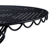 Business and Pleasure Co Vintage Black Al Fresco Dining Table