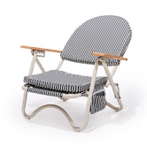 Business and Pleasure Co Laurens Stripe Reclining Beach Chair