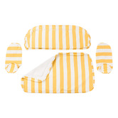Business and Pleasure Co 4 Piece Crew Outdoor Love Seat Cushion Cover Set