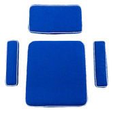 Business and Pleasure Co 4 Piece Rivie Outdoor Chair Cushion Set