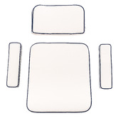 Business and Pleasure Co 4 Piece Rivie Outdoor Chair Cushion Set