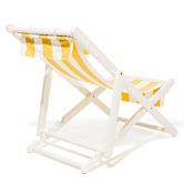 Business and Pleasure Co Crew Teak Wood Outdoor Sling Chair